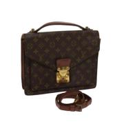 Pre-owned Canvas louis-vuitton-bags Louis Vuitton Vintage , Brown , Da...