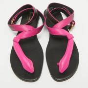 Pre-owned Leather flats Dior Vintage , Pink , Dames