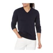 Blauwe Logo Trui Stijlvol Basic Emporio Armani , Blue , Heren