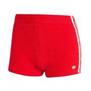 Sportieve stoffen shorts Adidas , Red , Dames