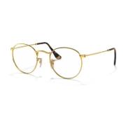 Ronde Metalen Bril Ray-Ban , Yellow , Unisex