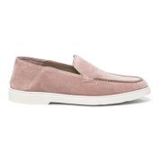 Suède Loafer voor vrouwen Santoni , Pink , Dames