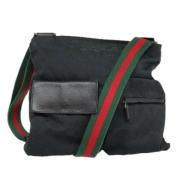 Pre-owned Canvas gucci-bags Gucci Vintage , Black , Dames