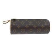 Pre-owned Canvas pouches Louis Vuitton Vintage , Brown , Dames