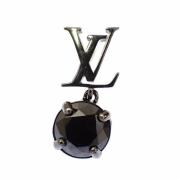 Pre-owned Metal earrings Louis Vuitton Vintage , Black , Dames