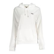 Witte hoodie met borduurwerk Fila , White , Dames