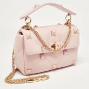 Pre-owned Leather handbags Valentino Vintage , Pink , Dames