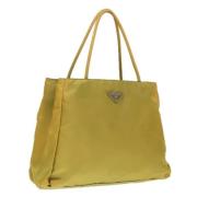 Pre-owned Nylon prada-bags Prada Vintage , Yellow , Dames