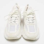 Pre-owned Leather sneakers Burberry Vintage , White , Heren