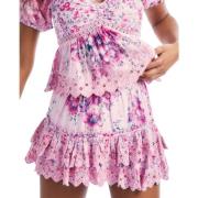 Roze geborduurde minirok Cairo Loveshackfancy , Pink , Dames