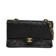 Pre-owned Leather chanel-bags Chanel Vintage , Black , Dames