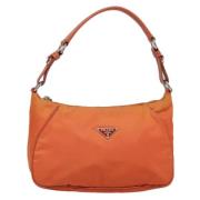 Pre-owned Nylon prada-bags Prada Vintage , Orange , Dames