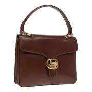 Pre-owned Leather handbags Celine Vintage , Brown , Dames