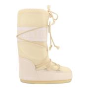 Iconische Instaplaarzen Moon Boot , Beige , Dames