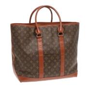 Pre-owned Canvas totes Louis Vuitton Vintage , Brown , Dames