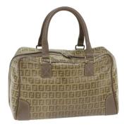 Pre-owned Canvas handbags Fendi Vintage , Brown , Dames