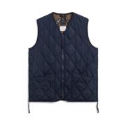 Militaire donsvest met V-hals Taion , Blue , Heren