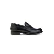 College Mocassin Leren Schoen Brecos , Black , Heren