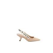 Pre-owned Leather heels Dior Vintage , Beige , Dames