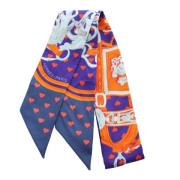 Pre-owned Silk scarves Hermès Vintage , Multicolor , Dames