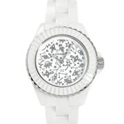 Pre-owned Fabric watches Chanel Vintage , White , Dames