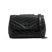 Kleine Kira Chevron Schoudertas Tory Burch , Black , Dames