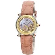 Pre-owned Leather watches Chopard Pre-owned , Pink , Dames