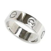 Pre-owned Metal rings Cartier Vintage , Gray , Dames