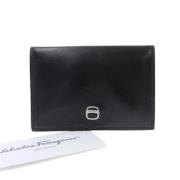 Pre-owned Leather wallets Salvatore Ferragamo Pre-owned , Black , Dame...