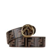 Pre-owned Plastic belts Fendi Vintage , Brown , Dames