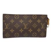 Pre-owned Canvas pouches Louis Vuitton Vintage , Brown , Dames