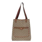 Pre-owned Leather gucci-bags Gucci Vintage , Beige , Dames