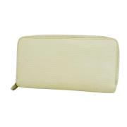 Pre-owned Leather wallets Louis Vuitton Vintage , White , Dames