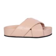 Blush Pink Platform Slides Stella McCartney , Pink , Dames