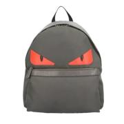 Pre-owned Canvas backpacks Fendi Vintage , Gray , Heren