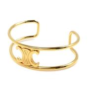 Pre-owned Metal bracelets Celine Vintage , Yellow , Dames