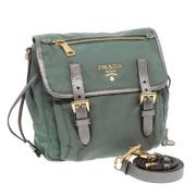 Pre-owned Nylon prada-bags Prada Vintage , Green , Dames