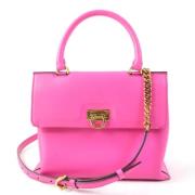 Pre-owned Leather handbags Salvatore Ferragamo Pre-owned , Pink , Dame...