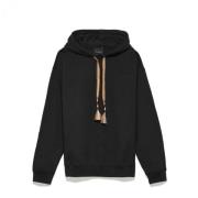 Hoodie met lange mouwen en zwart borduursel Gaëlle Paris , Black , Her...