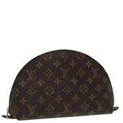 Pre-owned Canvas pouches Louis Vuitton Vintage , Brown , Dames