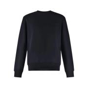 Blauwe Crew Neck Sweater met Zak Herno , Blue , Heren