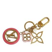 Pre-owned Metal key-holders Louis Vuitton Vintage , Yellow , Dames