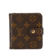 Pre-owned Leather wallets Louis Vuitton Vintage , Brown , Dames