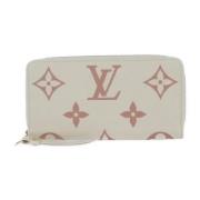 Pre-owned Fabric wallets Louis Vuitton Vintage , Beige , Unisex