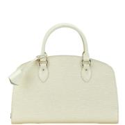 Pre-owned Leather louis-vuitton-bags Louis Vuitton Vintage , White , D...