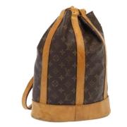 Pre-owned Canvas louis-vuitton-bags Louis Vuitton Vintage , Brown , Da...