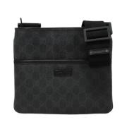 Pre-owned Canvas crossbody-bags Gucci Vintage , Black , Dames