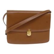 Pre-owned Leather gucci-bags Gucci Vintage , Brown , Dames