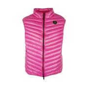 Nylon Eendendons Rits Vest Centogrammi , Pink , Dames