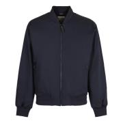 Bomberjack in Technische Stof Achterlogo Calvin Klein , Blue , Heren